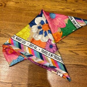 Vilagallo Striped Multicolor Scarf